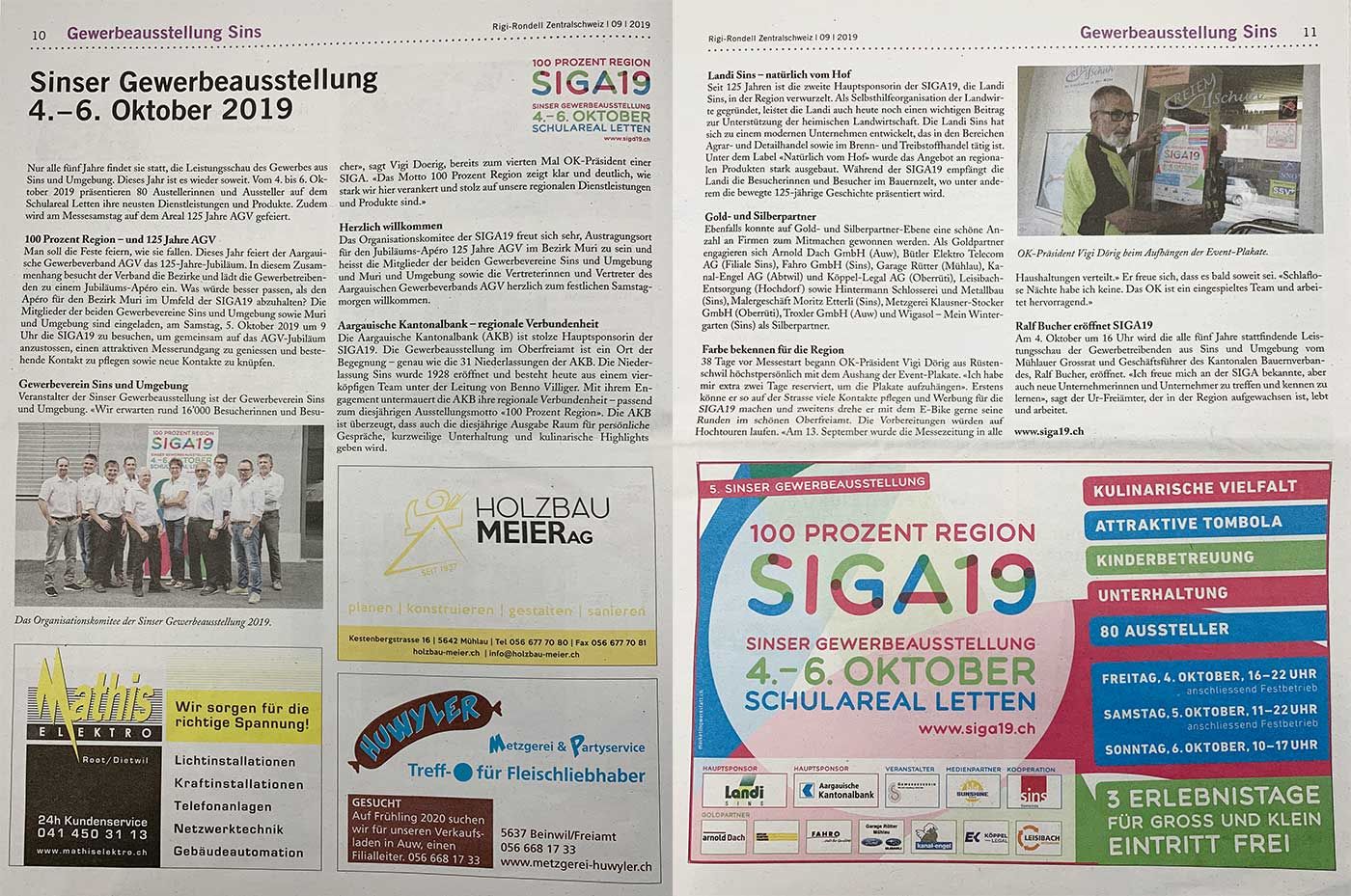 SIGA19 - 100 Prozent Region