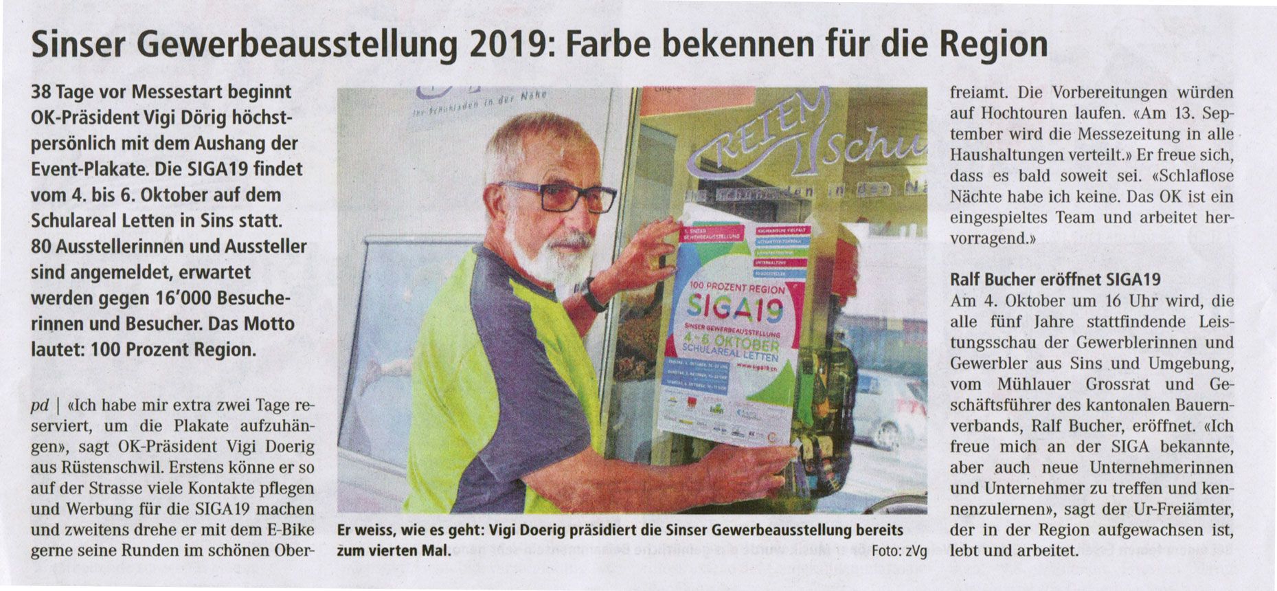 SIGA19 - 100 Prozent Region